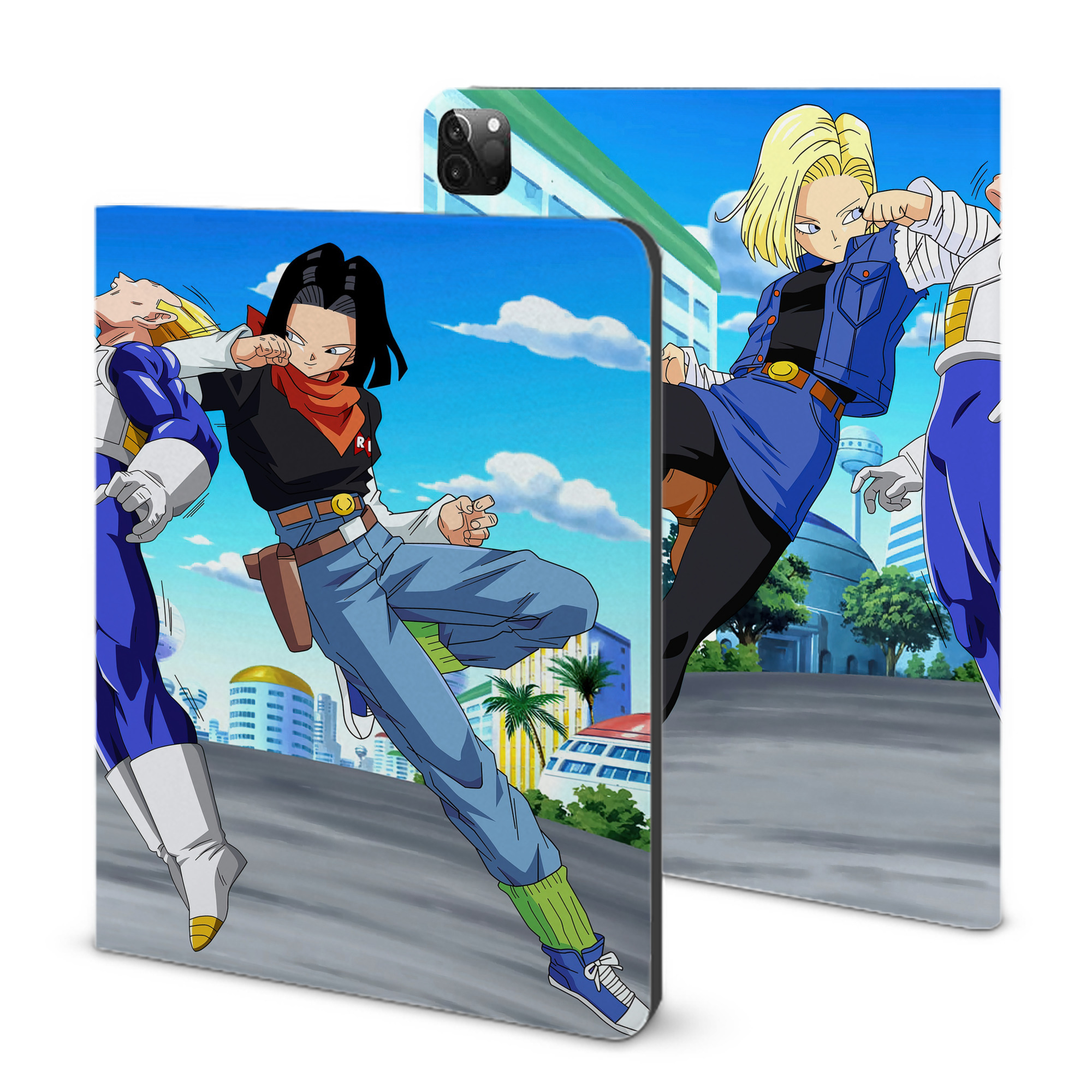 （画像用） ドラゴンボール DRAGON BALL IPadケース ペンホルダー付き ブックスタイルデザイン